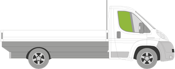Afbeelding van Zijruit rechts Citroën Jumper pick-up