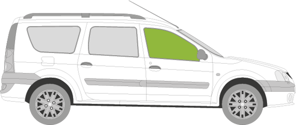 Afbeelding van Zijruit rechts Dacia Logan break