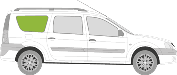 Afbeelding van Zijruit rechts Dacia Logan break