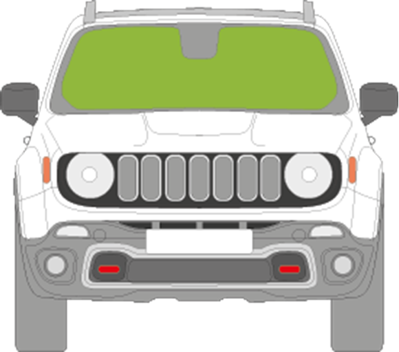 Afbeelding van Voorruit Jeep Renegade 2019- condenssensor