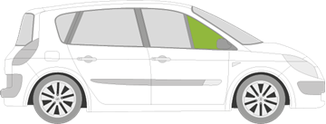 Afbeelding van Zijruit rechts Renault Mégane Scenic