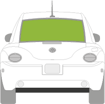 Afbeelding van Achterruit Volkswagen Beetle 