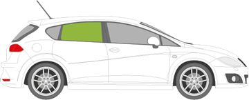 Afbeelding van Zijruit rechts Seat Leon