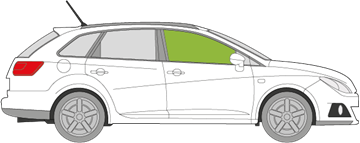 Afbeelding van Zijruit rechts Seat Ibiza break