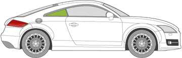 Afbeelding van Zijruit rechts Audi TT Coupé  