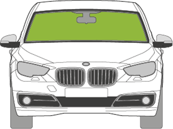 Afbeelding van Voorruit BMW 5-serie GT 2009-2012 sensor/zonneband