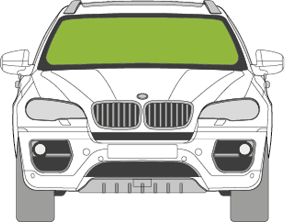 Afbeelding van Voorruit BMW X6 2011-2014 zonneband/sensor