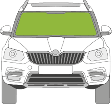 Afbeelding van Voorruit Skoda Yeti 2010- sensor