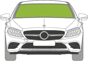 Afbeelding van Voorruit Mercedes C-klasse coupé sensor