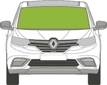 Afbeelding van Voorruit Renault Espace 2015-2018 camera/sensor