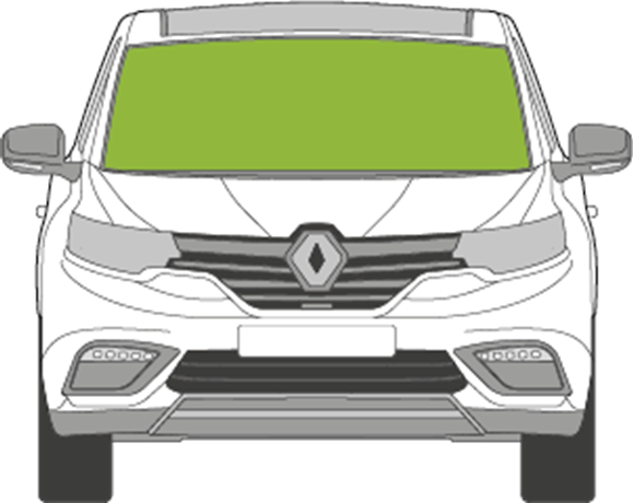 Afbeelding van Voorruit Renault Espace 2018-2020 camera/sensor