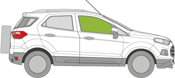 Afbeelding van Zijruit rechts Ford Ecosport