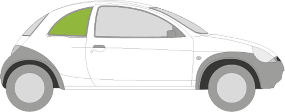 Afbeelding van Zijruit rechts Ford Ka 