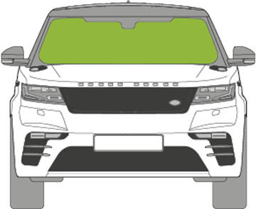 Afbeelding van Voorruit Range Rover Velar 2017-2021 camera/sensor