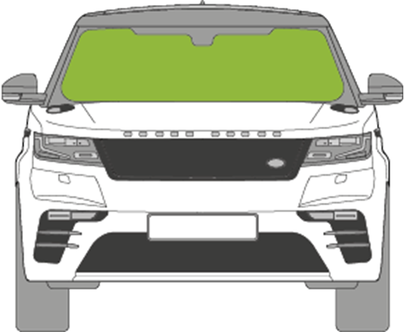 Afbeelding van Voorruit Range Rover Velar 2017-2021 camera/sensor/verwarmd