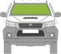 Afbeelding van Voorruit Toyota Hi-lux zonneband/antenne/verwarmd