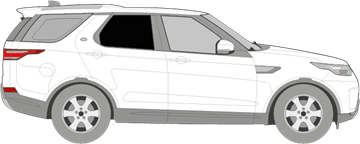 Afbeelding van Zijruit rechts Land Rover Discovery (DONKERE RUIT)