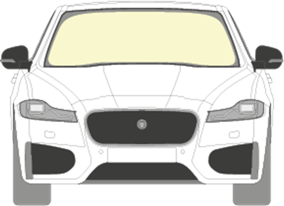 Afbeelding van Voorruit Jaguar XF sedan solar/sensor/camera/verwarmd/HUD