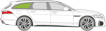 Afbeelding van Zijruit rechts Jaguar XF break