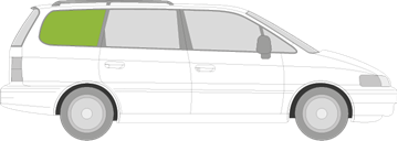 Afbeelding van Zijruit rechts Honda Shuttle