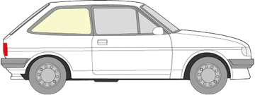 Afbeelding van Zijruit rechts Ford Fiesta 