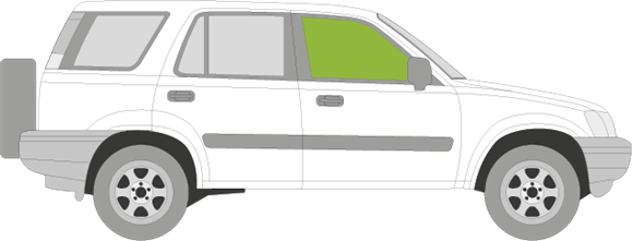 Afbeelding van Zijruit rechts Honda Crv