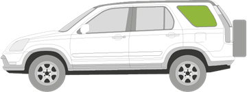 Afbeelding van Zijruit links Honda Crv 2002-2004