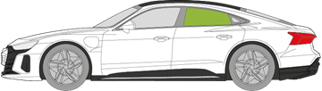 Afbeelding van Zijruit links Audi E-Tron Gt 