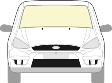 Afbeelding van Voorruit Ford S-max 2006-2013 solar/sensor