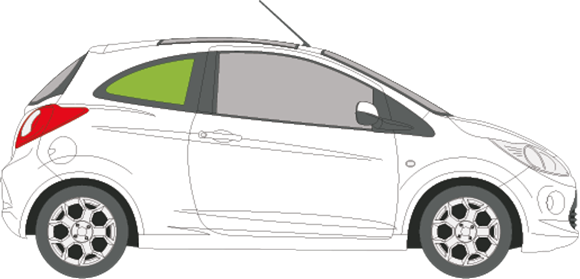 Afbeelding van Zijruit rechts Ford Ka