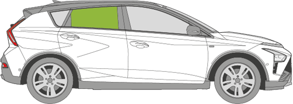 Afbeelding van Zijruit rechts Hyundai Bayon