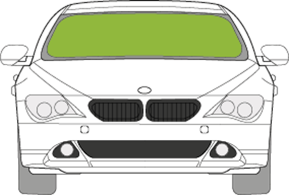 Afbeelding van Voorruit BMW 6-serie coupé sensor/zonneband