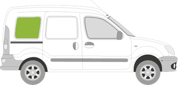 Afbeelding van Zijruit rechts Renault Kangoo (2003-2008)