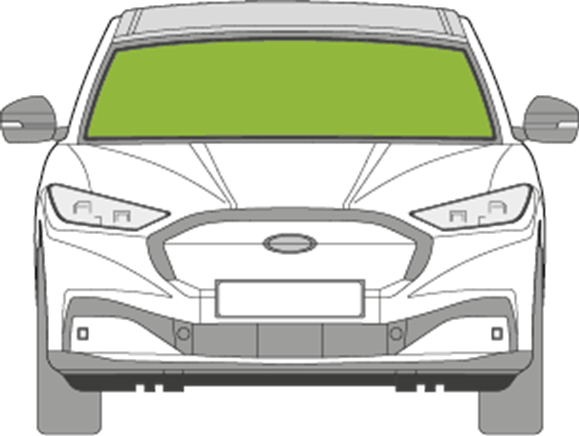 Afbeelding van Voorruit Ford Mach E coated/sensor/camera/verwarmd