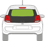 Afbeelding van Achterruit Citroën C1 3 deurs