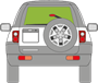 Afbeelding van Achterruit Land Rover Freelander 5 deurs 1997-1999
