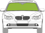 Afbeelding van Voorruit BMW 5-serie break 2007-2010 zonneband/sensor