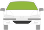 Afbeelding van Voorruit Peugeot 406 sedan sensor 1995-2001