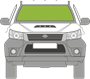 Afbeelding van Voorruit Toyota Hi-lux zonneband/antenne/verwarmd