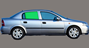Afbeelding van Zijruit rechts Opel Astra sedan