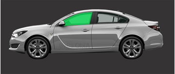 Afbeelding van Zijruit links Opel Insignia sedan