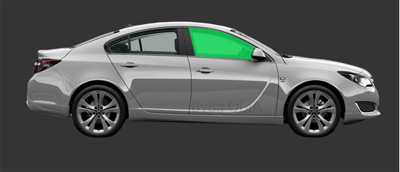 Afbeelding van Zijruit rechts Opel Insignia sedan