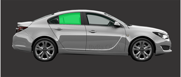 Afbeelding van Zijruit rechts Opel Insignia sedan