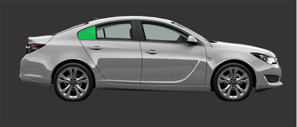 Afbeelding van Zijruit rechts Opel Insignia sedan