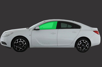 Afbeelding van Zijruit links Opel Insignia 5 deurs