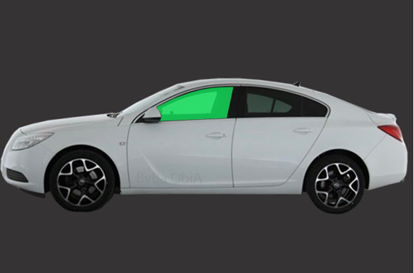 Afbeelding van Zijruit links Opel Insignia 5 deurs