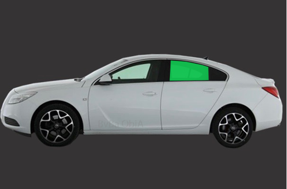 Afbeelding van Zijruit links Opel Insignia 5 deurs