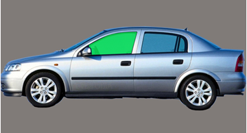 Afbeelding van Zijruit links Opel Astra sedan