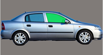 Afbeelding van Zijruit rechts Opel Astra sedan
