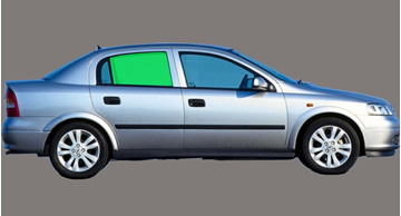Afbeelding van Zijruit rechts Opel Astra sedan